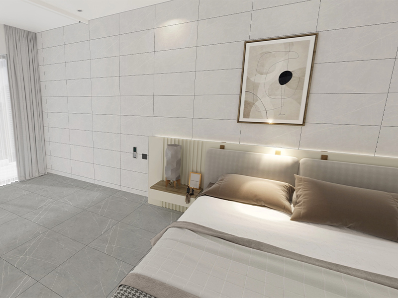 Phối cảnh gạch lát nền granite Thạch Bàn 60x60 mờ PGM60-0231