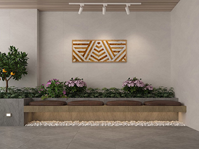 Phối cảnh gạch lát nền Porugia 80x80 PGM80-0226