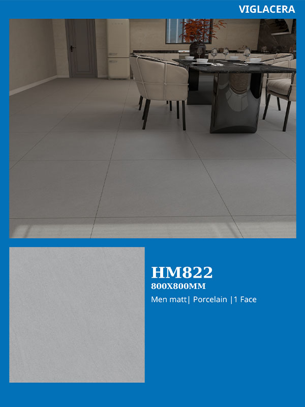 Phối cảnh gạch Viglacera 80x80 HM822