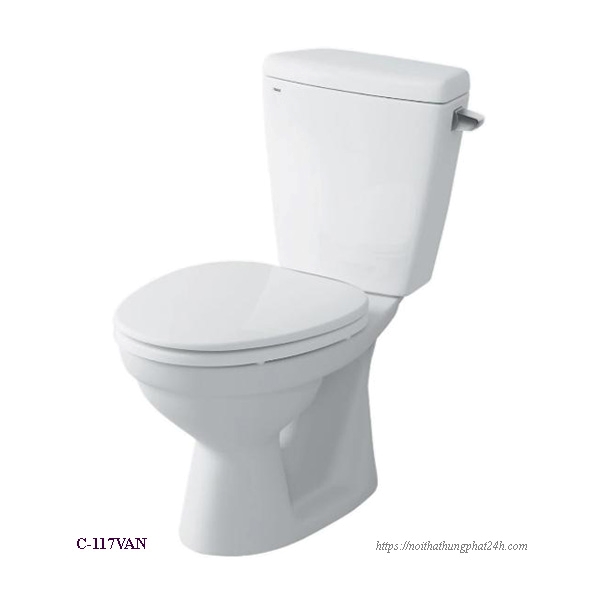 Bồn cầu INAX 2 khối C-117VAN nắp đóng êm