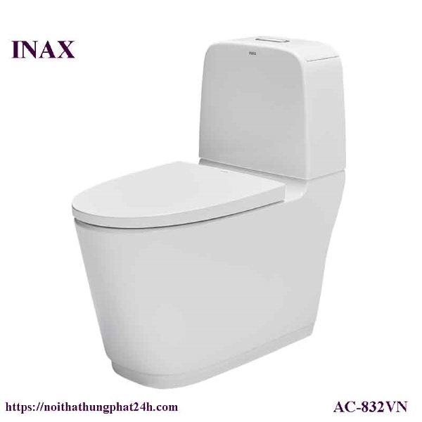 Bồn cầu INAX AC-832VN 2 khối xả nhấn Aqua Ceramic
