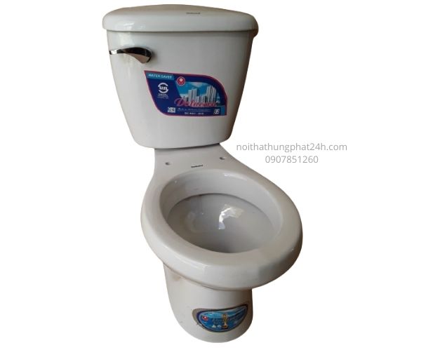 Bàn Cầu 2 Khối Giá Rẻ Dolacaera xả gạt