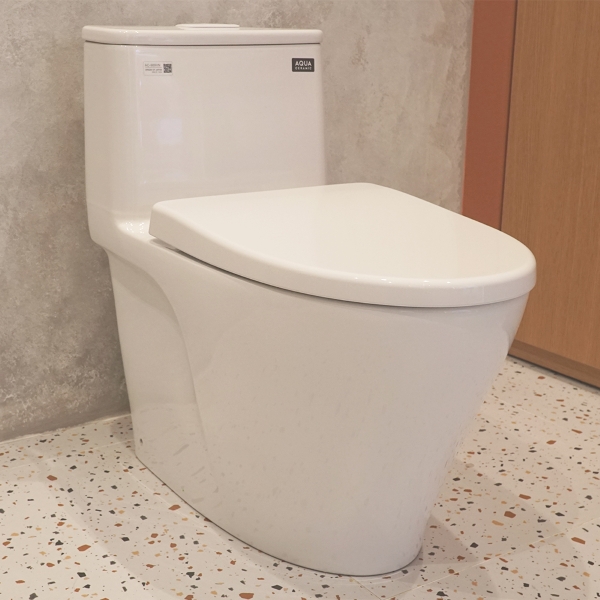Bồn cầu 1 khối có thiết kế liền mạch, dễ vệ sinh hơn nhưng giá thành thường cao hơn