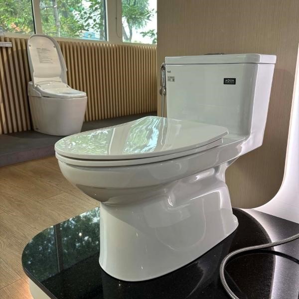Trải nghiệm trực tiếp các mẫu bồn cầu tại showroom giúp so sánh và chọn sản phẩm phù hợp cho phòng trọ