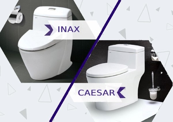 Nét khác nhau tạo nên tính nổi bật riêng của từng thương hiệu INAX và Caesar