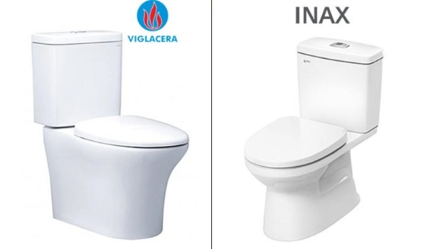 So sánh bồn cầu INAX và Viglacera - Điểm giống và khác?