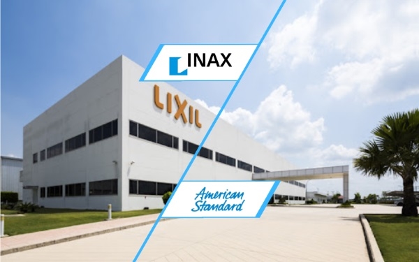 Tập đoàn Lixil sở hữu hai thương hiệu thiết bị vệ sinh INAX và American Standard