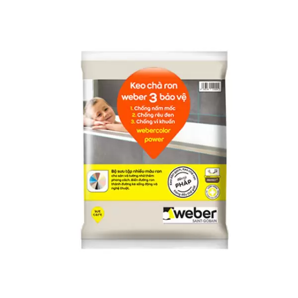 Keo chà ron Weber Color Power PO127 Ánh Kim