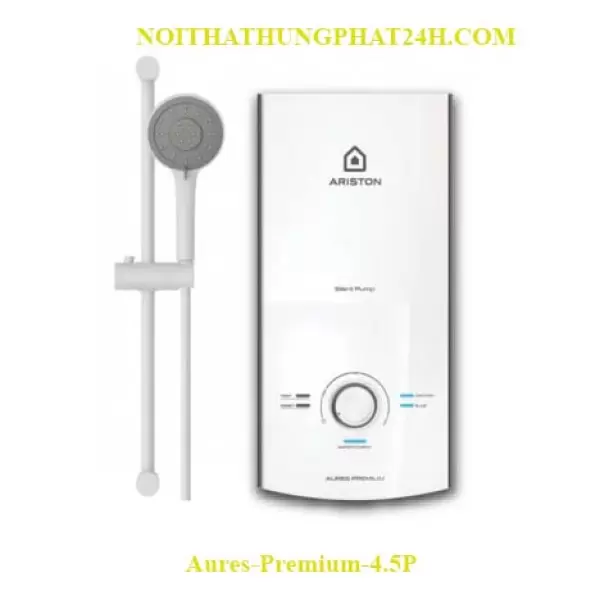Bình Nước Nóng Ariston Trực Tiếp Có Bơm Aures Premium - Dòng Trung Cấp