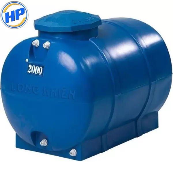 Bồn Nước Nhựa Long Nhiên 2000L Ngang Giá Rẻ