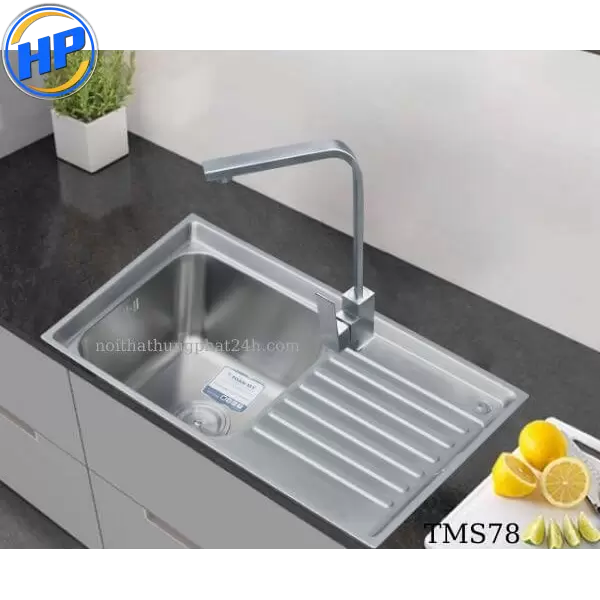 Chậu rửa chén inox cao cấp Toàn Mỹ TMS 78
