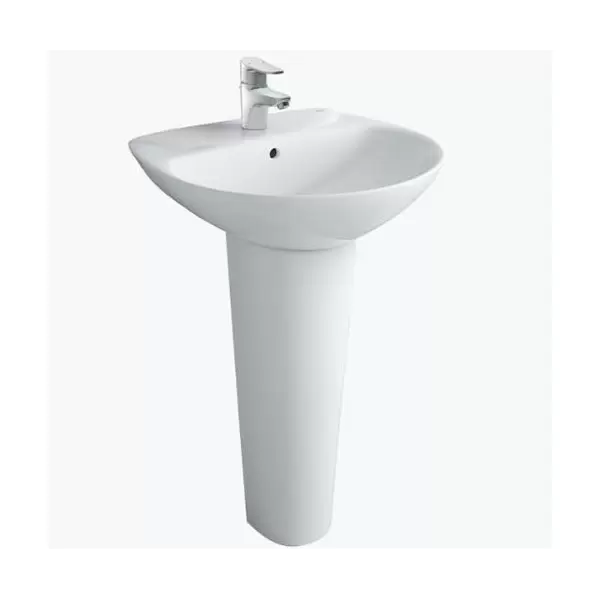 Chậu rửa mặt lavabo treo tường Inax  L-288V và chân dài L-288VD