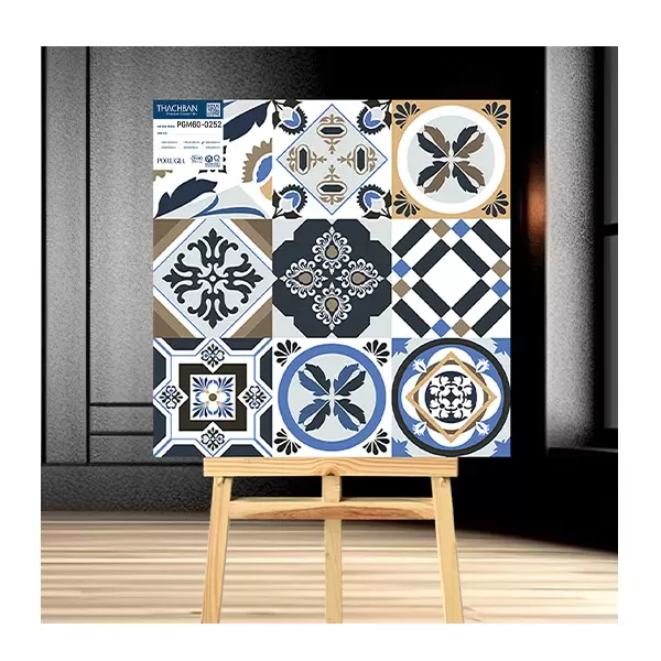 Gạch granite Thạch Bàn 60x60 mờ bền đẹp PGM60-0252