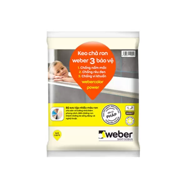 Keo chà ron Weber Color Power PO121 Màu Kem Sữa