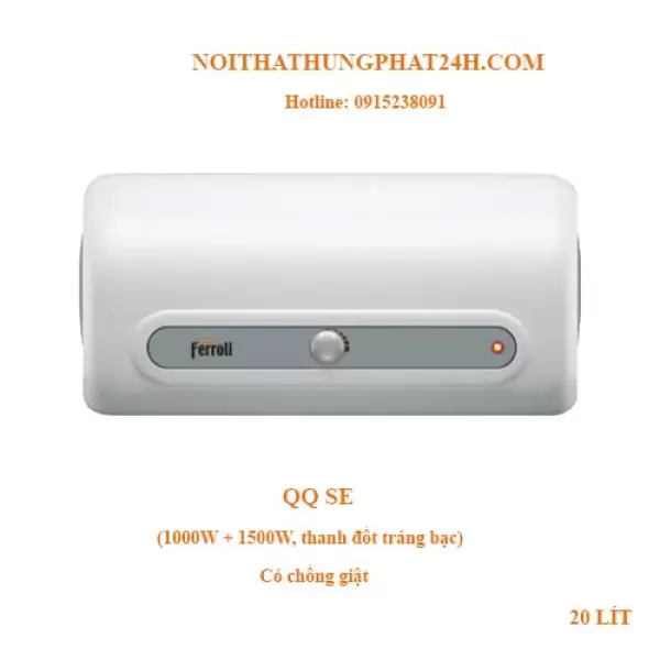 Bình Nóng Lạnh Ferroli Gián Tiếp QQ SE 30L (AG+ 30L)