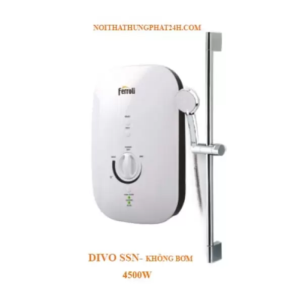 Bình Nóng Lạnh Ferroli Trực Tiếp DIVO SSN Không Bơm
