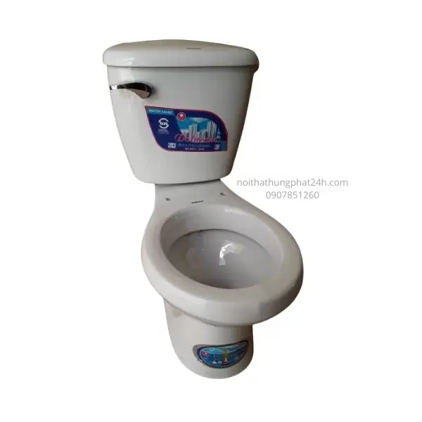 Bàn Cầu 2 Khối Giá Rẻ Dolacaera xả gạt